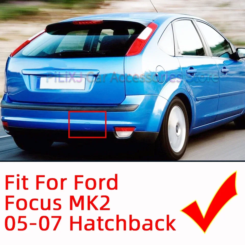 Amortecedor traseiro do carro gancho de reboque tampa do olho para ford focus ii mk2 hatchback 2005 2006 2007 1323934 1353157   Tampa do reboque de transporte