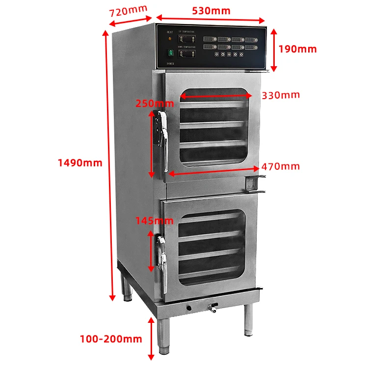 Hotel Catering Equipment Commercial Kitchen Large Capacity Food Warmer Cart Insulated Dining Car Stainless Steel 201/304