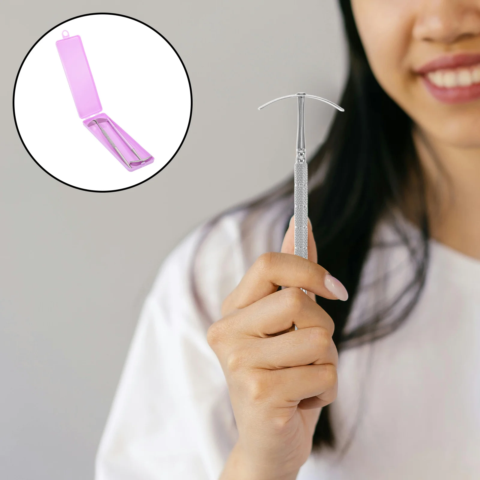 

1Set Stainless Steel Tongue Scraper with Hidden Toothpick Oral Care Instrument Deep Cleaning Tool for Adults Kids Fresh Breath