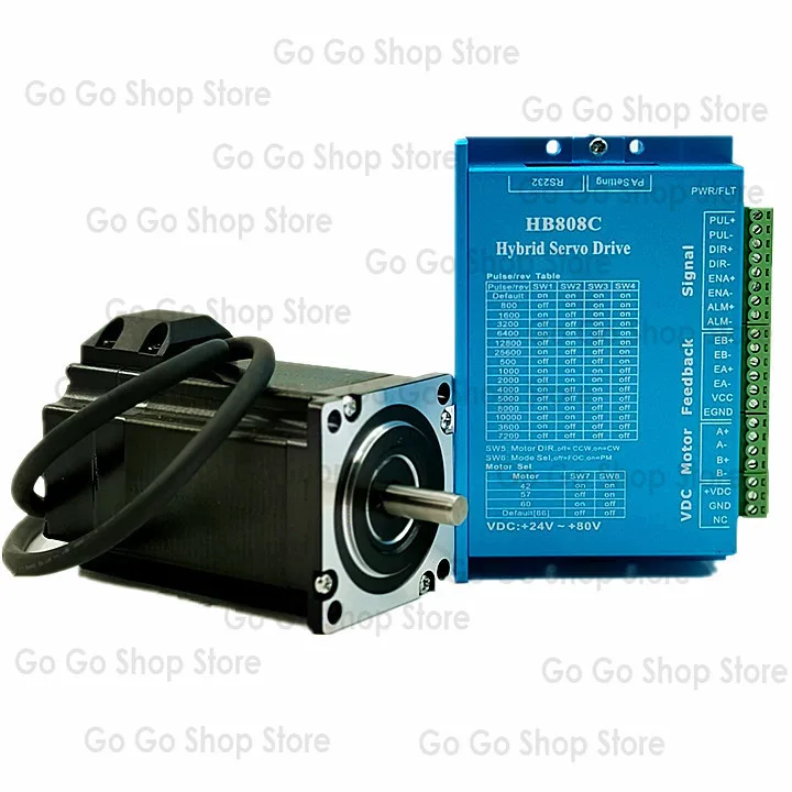 

57 Closed-loop stepper motor set 1.5N 2.2N 3.0N motor with encoder + driver HB808C