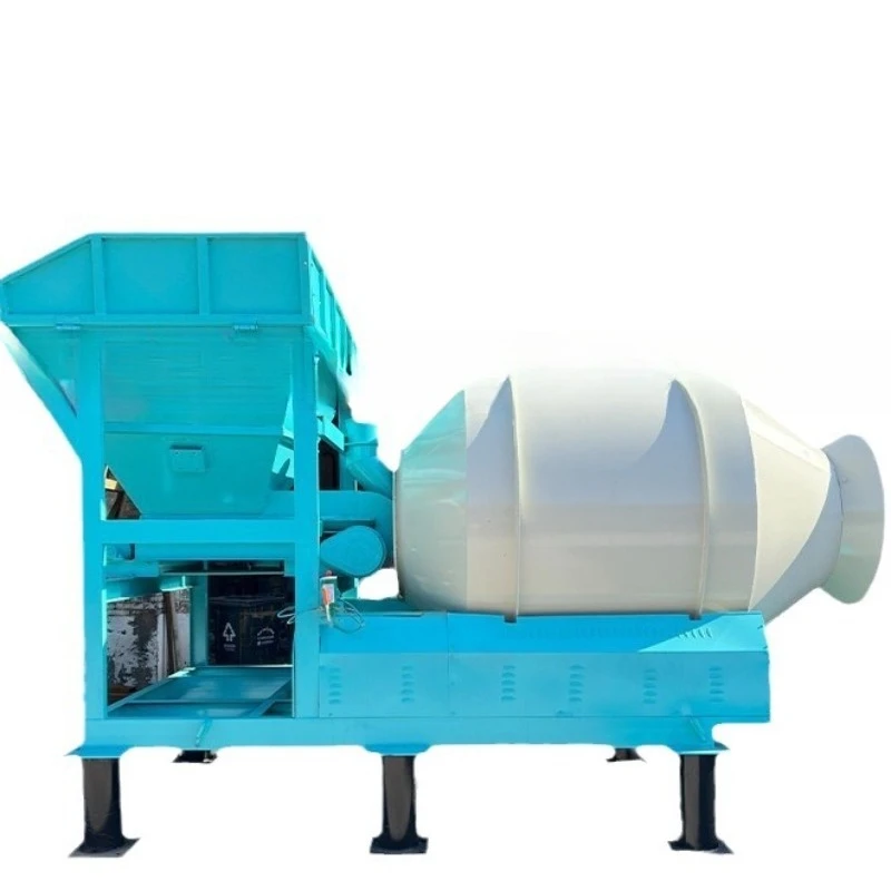 Concrete Quick Mixing Machine, Automatic Foundation-free Roller for Construction Site