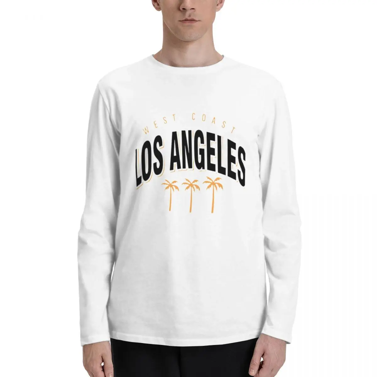 

New York Stylish and Comfortable Men's Long Sleeve T-Shirt - Ideal for Every Season and Daily Wear