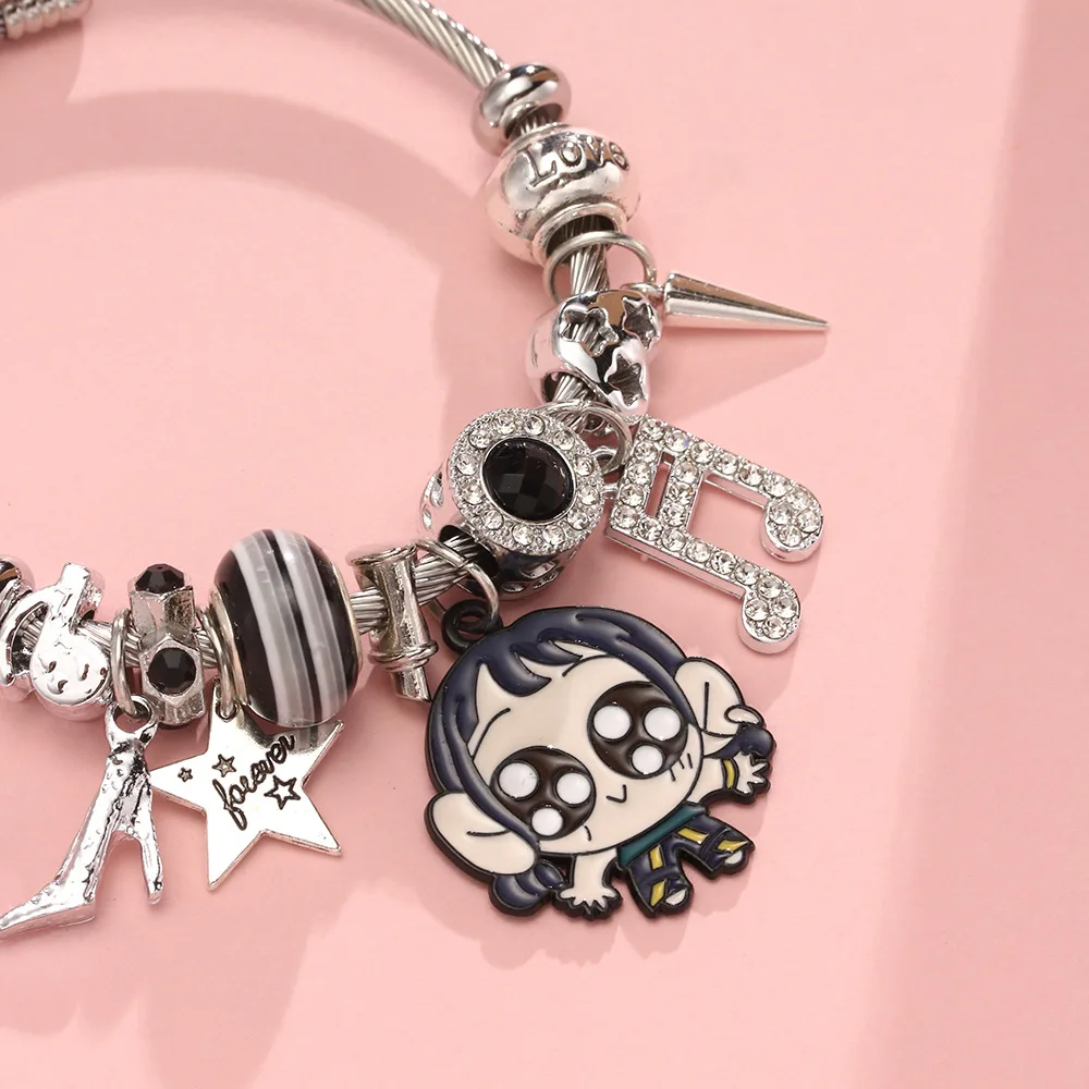 Cartoon KPop Demon Hunters Rumi Cosplay Prop Accessories Bracelet HUNTR/X Zoey Mira Cos Prop Hallowmas Party Gift Decorate