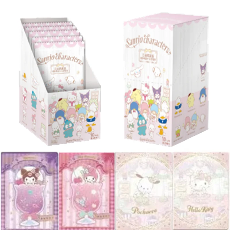 

KAYOU натуральная карта Sanrio, милая эмблема, семья Sanrio Coolomi, дневник жизни HelloKitty, розовая милая коллекция, карты, игрушки, рождественские подарки