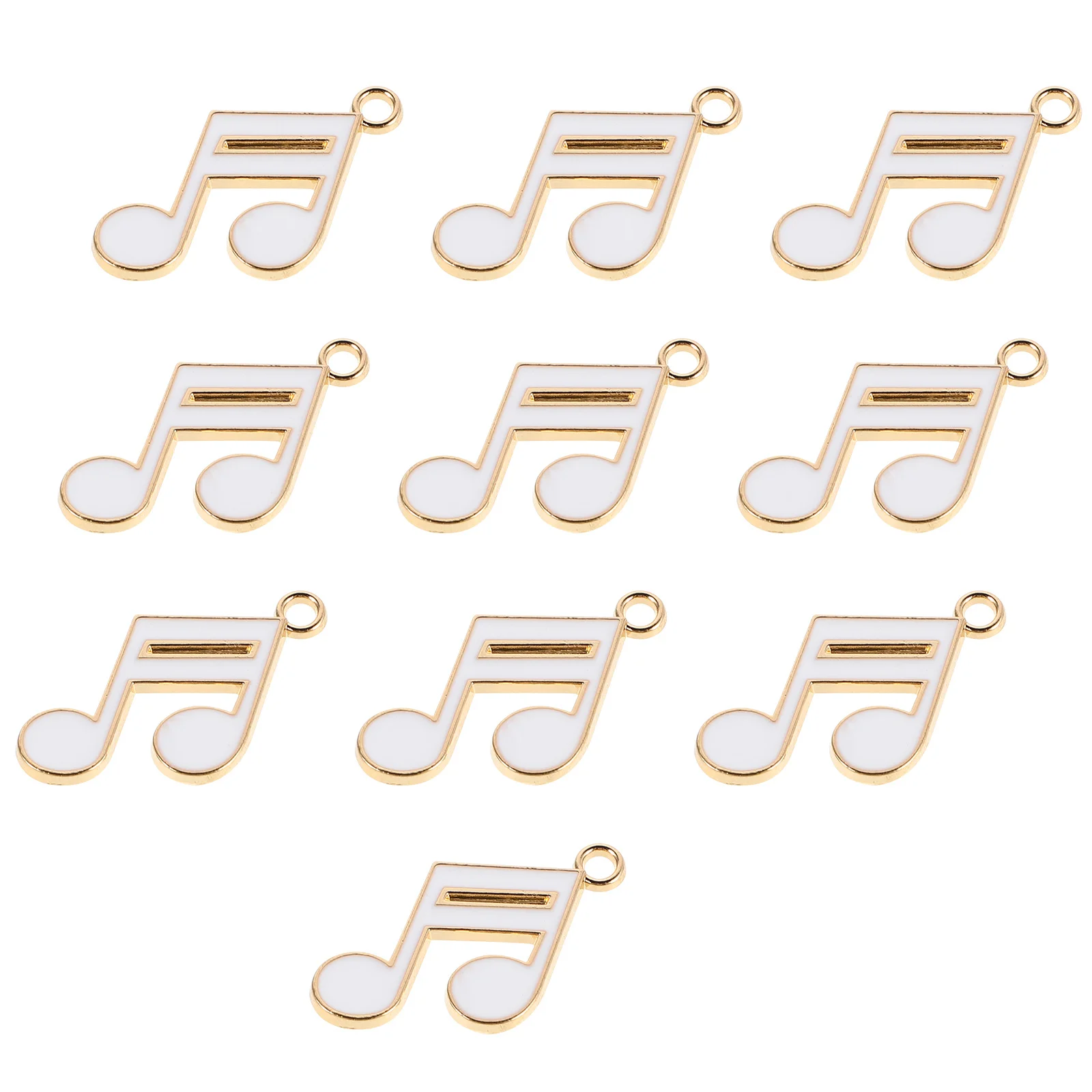 

10Pcs Alloy Music Note Charms Enamel Pendants DIY Jewelry Making Necklace Bracelet Earrings Supplies Music Party Favor