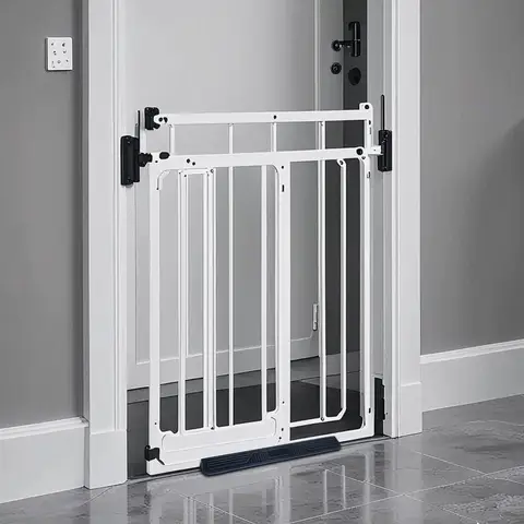 Safety Door Anti-tripping Deflector Pet SIolation Fence Household Plastic Baffle Suitable for Hallway Living Room Dedroom