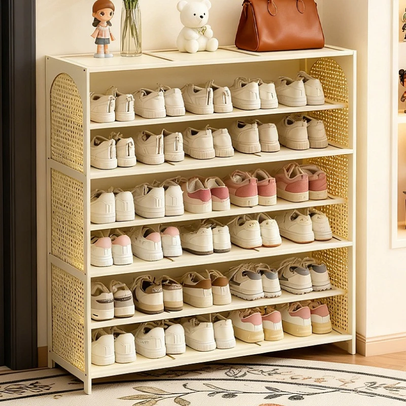 

Stable Simple shoe cabinet home door multi-layer baffle shoe rack corridor entrance economical home storage simple shoe cabinet