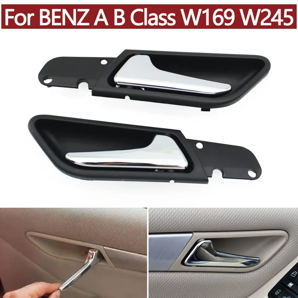 Hopbucan Levier De Revêtement Poignée Intérieure Porte Voiture Pour Classe A W169 Classe B W245 2008-2012 - Référence A1697600961
