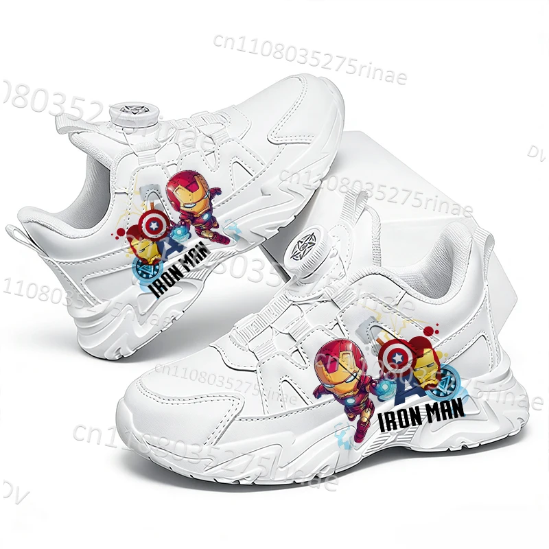 

Avengers Iron Man Boys Kids Shoes Comfortable Breathable Soft Thick Sole Sports Shoes Youth Student Non Slip Walking Shoes Gift