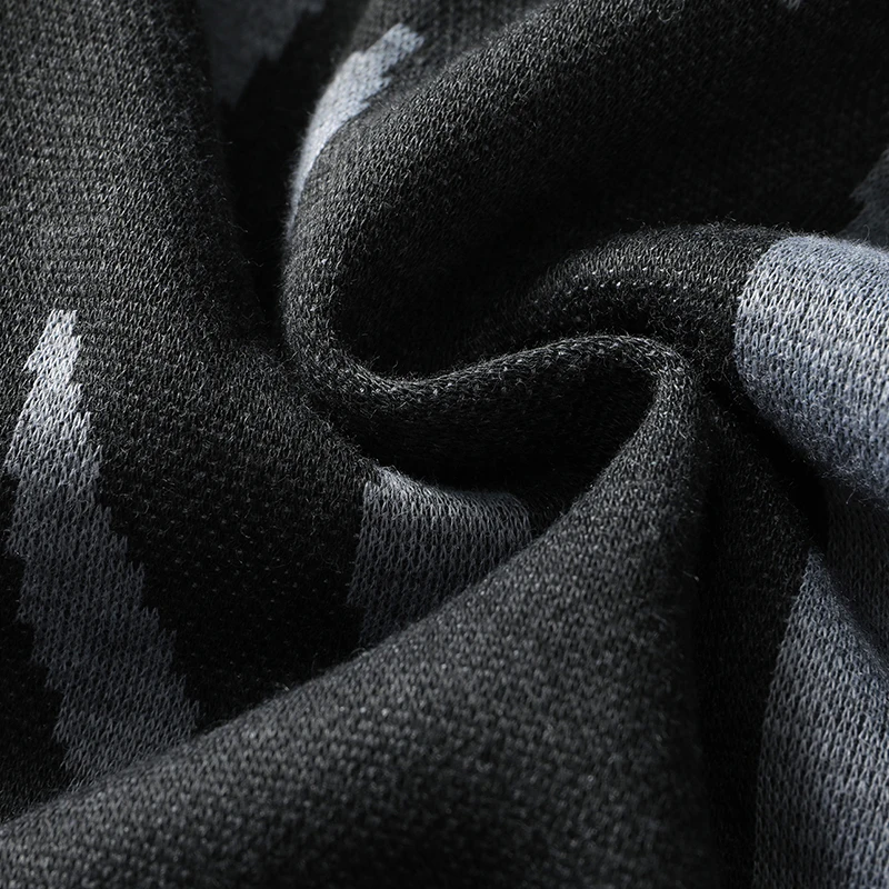 Nuovo inverno coreano velluto pullover da uomo modello zebrato colore bloccato spesso maglione da uomo casual girocollo lavorato a maglia pullover termico