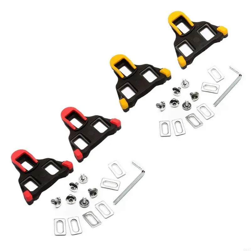 

Q84C Diamond Grade Bicycle Pedals Cleats Set Clipless Pedals Cycling Systems Bike Pedal Cleat