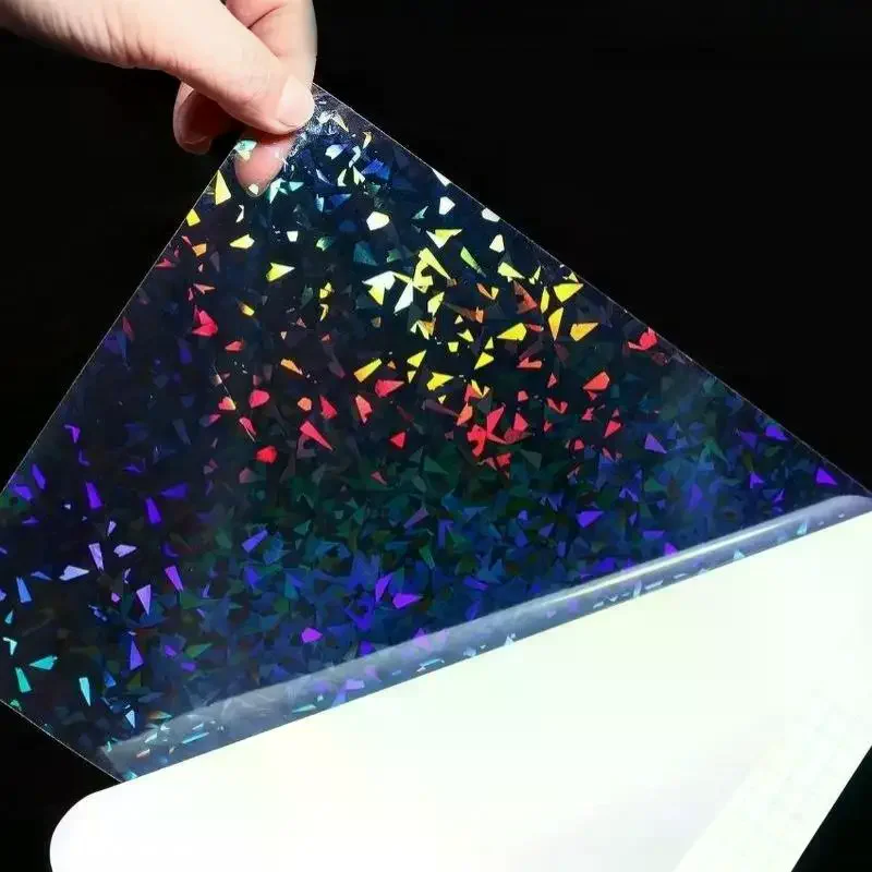 10 Sheets Waterproof Cold Laminating Film Self-adhesive Paper Film DIY Package Card Photo Laminating Film