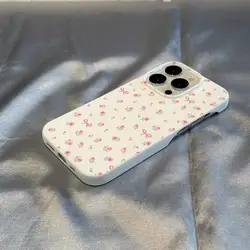 Full Screen Floral Print Suitable For iPhone 16 15 14 13 12 11 Pro Max 14 15 16 Plus Half Pack Shock-Absorbing Phone Case