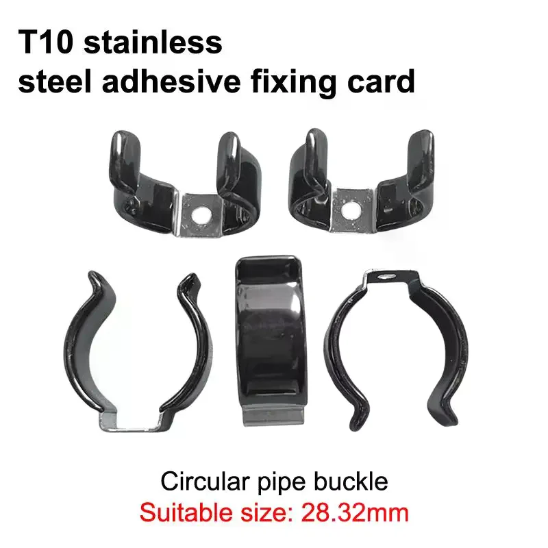 5Pcs U Clips Holder T5-T10 Compatible Plastic Dipped Clamps Durable Lamp Support Lampholder for Home Lighting Fixing