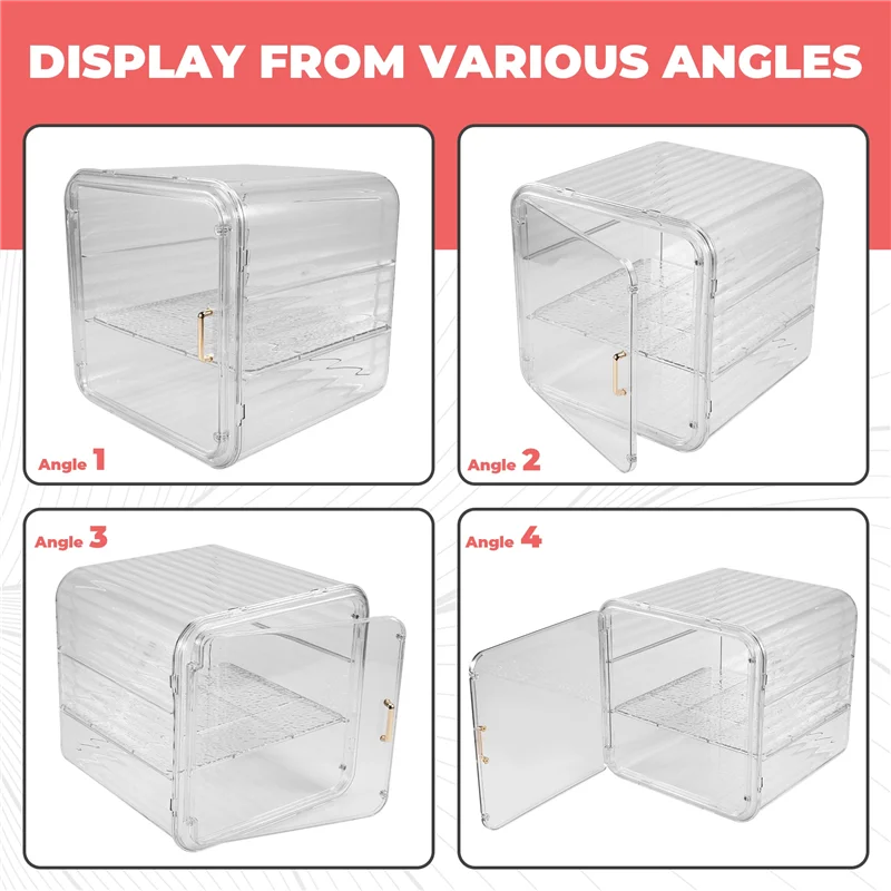 

A69ebedroom Cosmetic Organizer, Waterproof Storage Display Box For Dressing Table Makeup Essentials