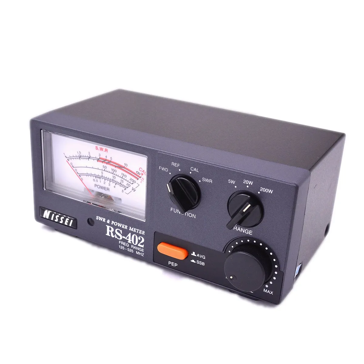 Imagem -02 - Nissei Rs402 Swr Watt Meter 125525mhz 3200w So239 para Antena de Comunicação de Rádio Móvel Acessório Fwd Rev Vswr Tester