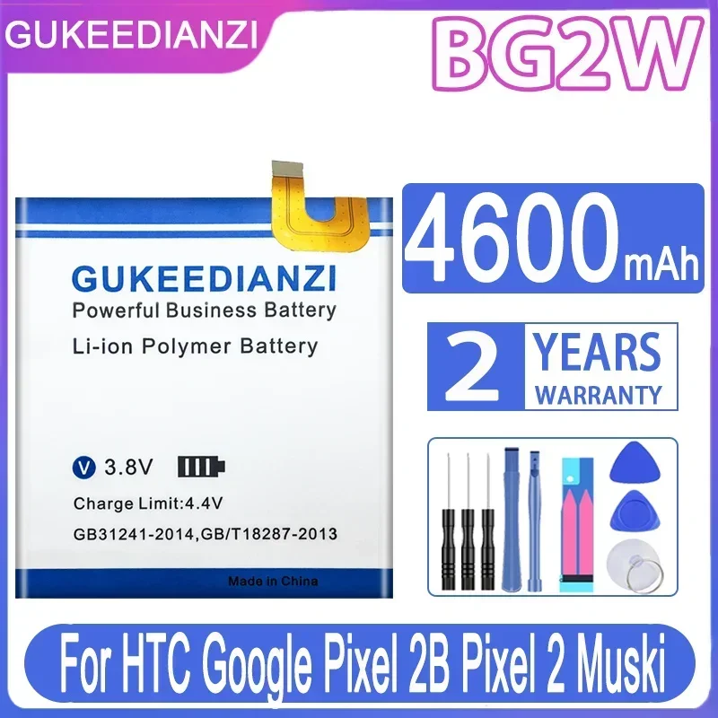 بطارية عالية الجودة لهاتف HTC Google Pixel 2، 2B، 3، 3A، 4، 4A، 5 XL، Pixel2B، Pixel3، Pixel3A، Pixel4، Pixel4A، Pixel5، PixelXL