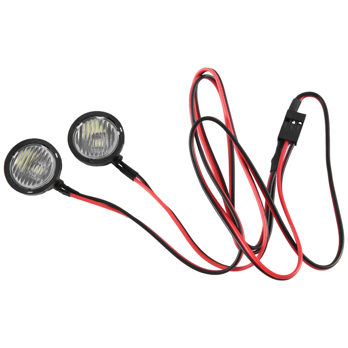 BAAA-2 szt. Światła LED jasne reflektory reflektor dla 1/10 zdalnie sterowany samochód gąsienicowy TRX4 TRX6 Axial SCX10 90046 Wraith RR10 VS4-10