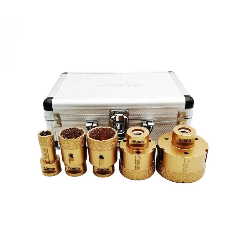 20+35+40+50+68mm Brocas Diamond Drill Bit Diamond Core Drilling Bits Set Hole Saw Cutter for Ceramic Tile