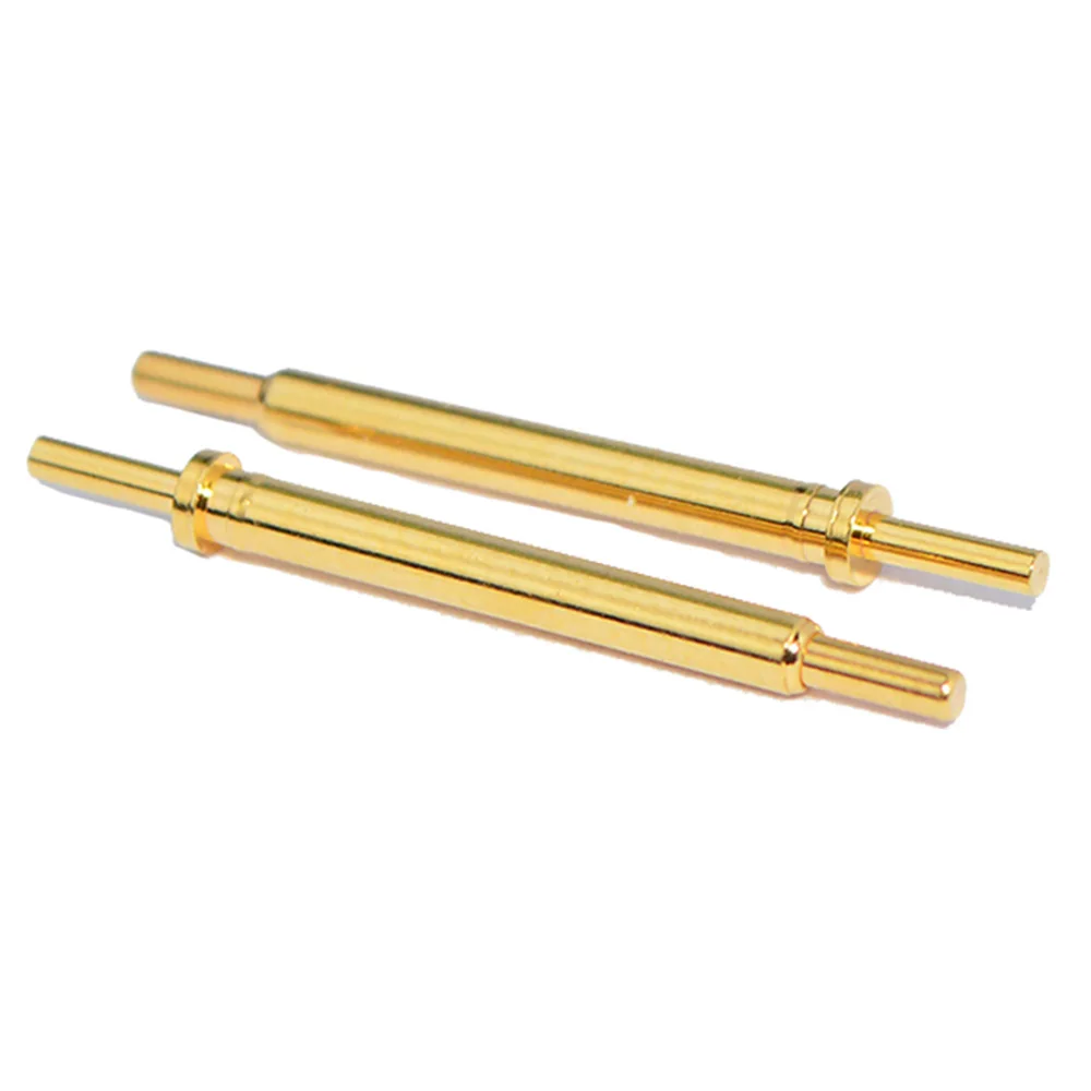 DIP 스프링 장착 포고 핀 커넥터 관통 구멍, PCB 높이 3 4 5 6 7 8 9 10 11 12 13 14 15 16 mm 플랜지 싱글, 10 개