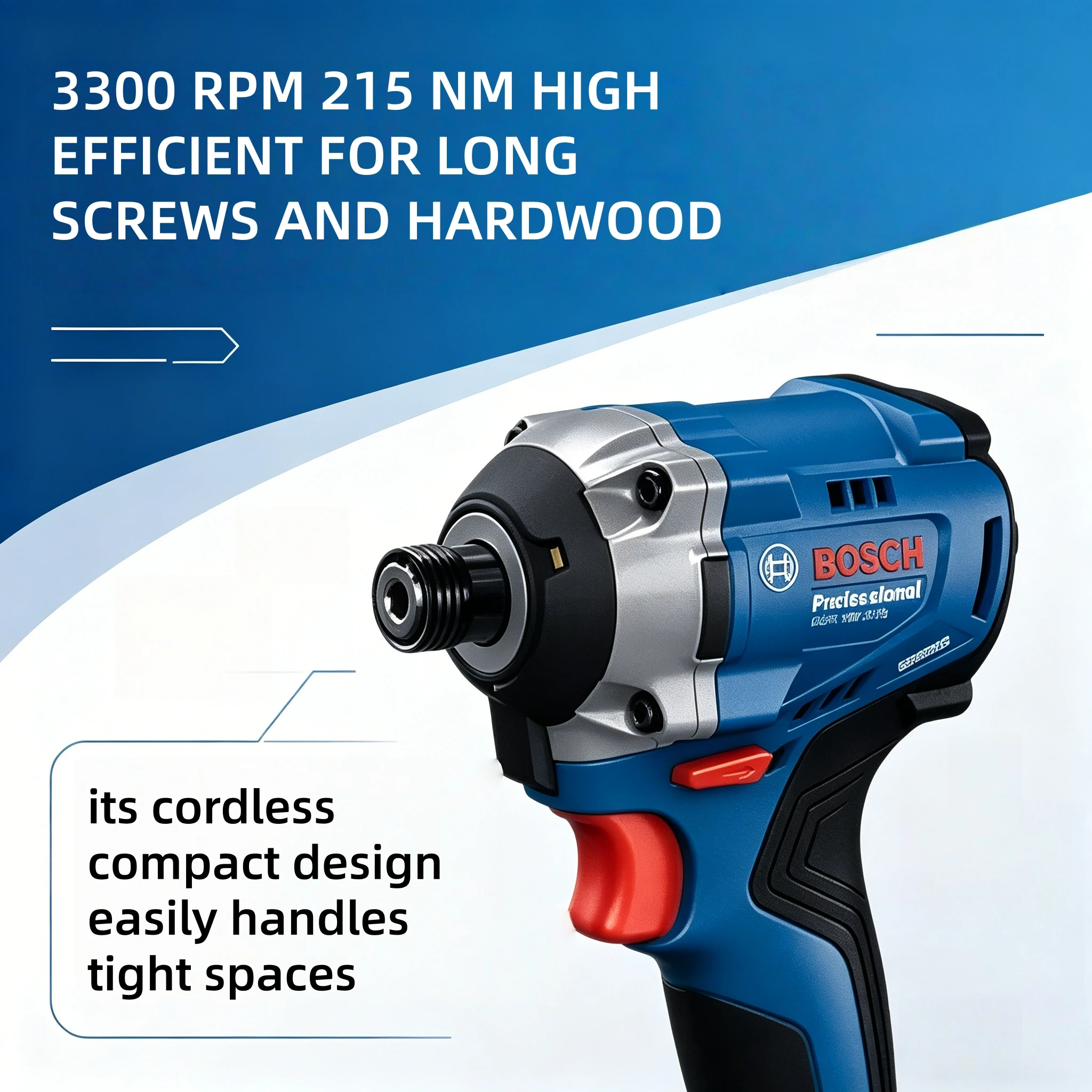 Impact Driver Cordless - Bosch GDR 18V-215 Professional 18V Akülü
