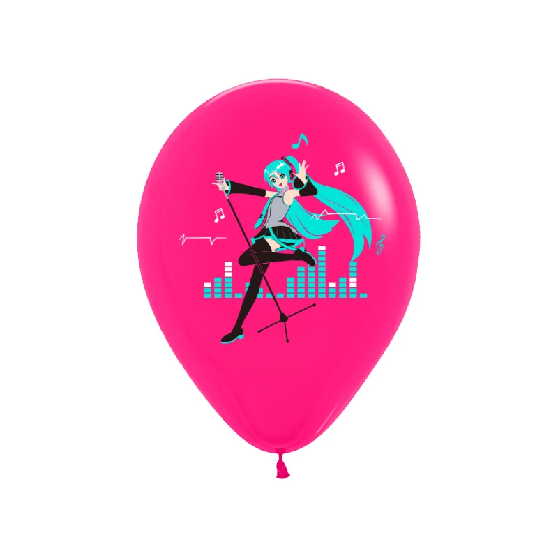 10/30/50 stuks Nieuwe Zanger Godin Hatsune Miku Thema 12 inch Latex Ballon Verjaardag Decoratie Globos Thema party Decor Baby Douche