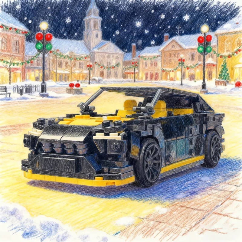 

524pcs MOC Urus Performante Opening City Champions Super Car Model Building Festival Gifts Blocks Construction Toy