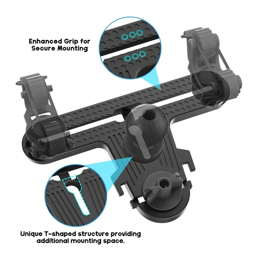 Aventik 2 حزمة مسار كاياك مع قبضة محسنة مسار جانبي متين على شكل حرف T لعقد قضيب الصيد حامل الكأس مجداف