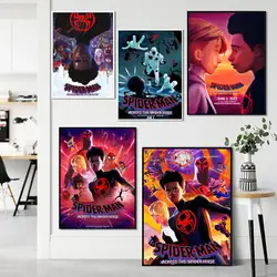 S-Spider Man Across The Verse Poster Paper Print Home Living Room Bedroom Entrance Bar Restaurant Cafe Art Painting Decoration