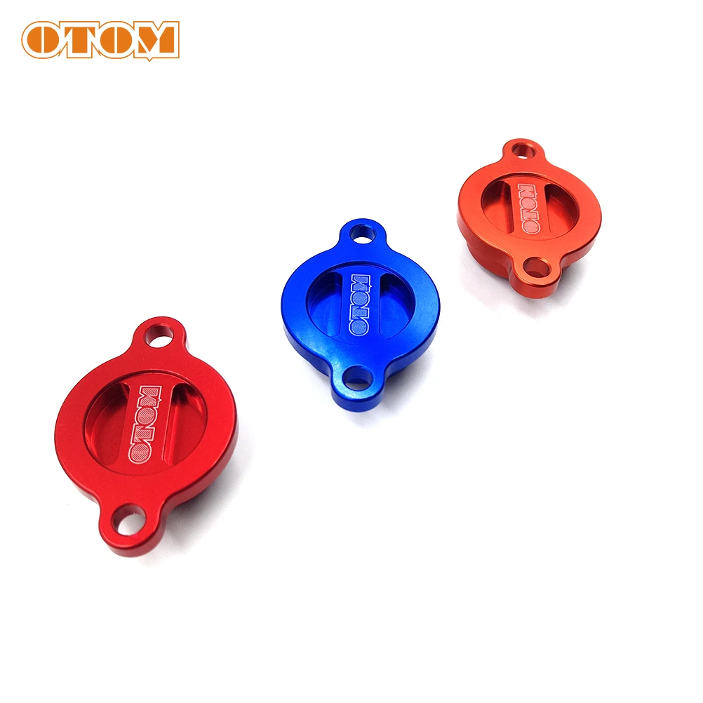 OTOM Motorcycle Aluminum Oil Filter Cup Engine Plug Cover (2nd) New Versio For ZONGSHEN NC250 NC450 Parts NC RX3 KAYO Motoland