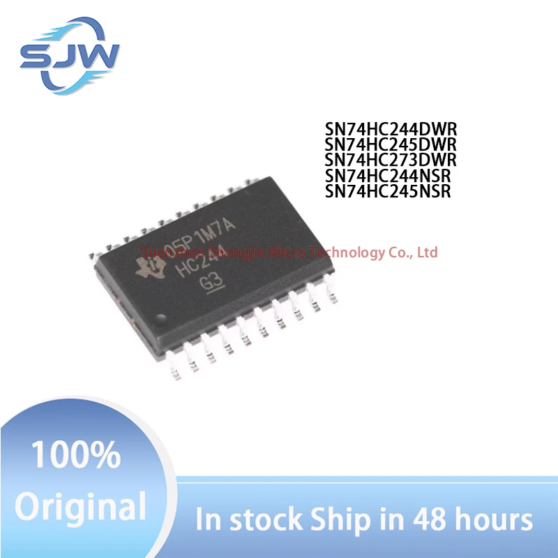 SN74HC244DWR SN74HC245DWR SN74HC273DWR SN74HC244NSR SN74HC245NSR SOIC20 Buffer/driver/transceiver trigger chip