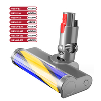 Upgraded Soft Brush Head For Dyson V6 V7 V8 V10 V11 V15 V10 Slim V12 Slim Cordless Vacuum Cleaners with Green LED Light for Home