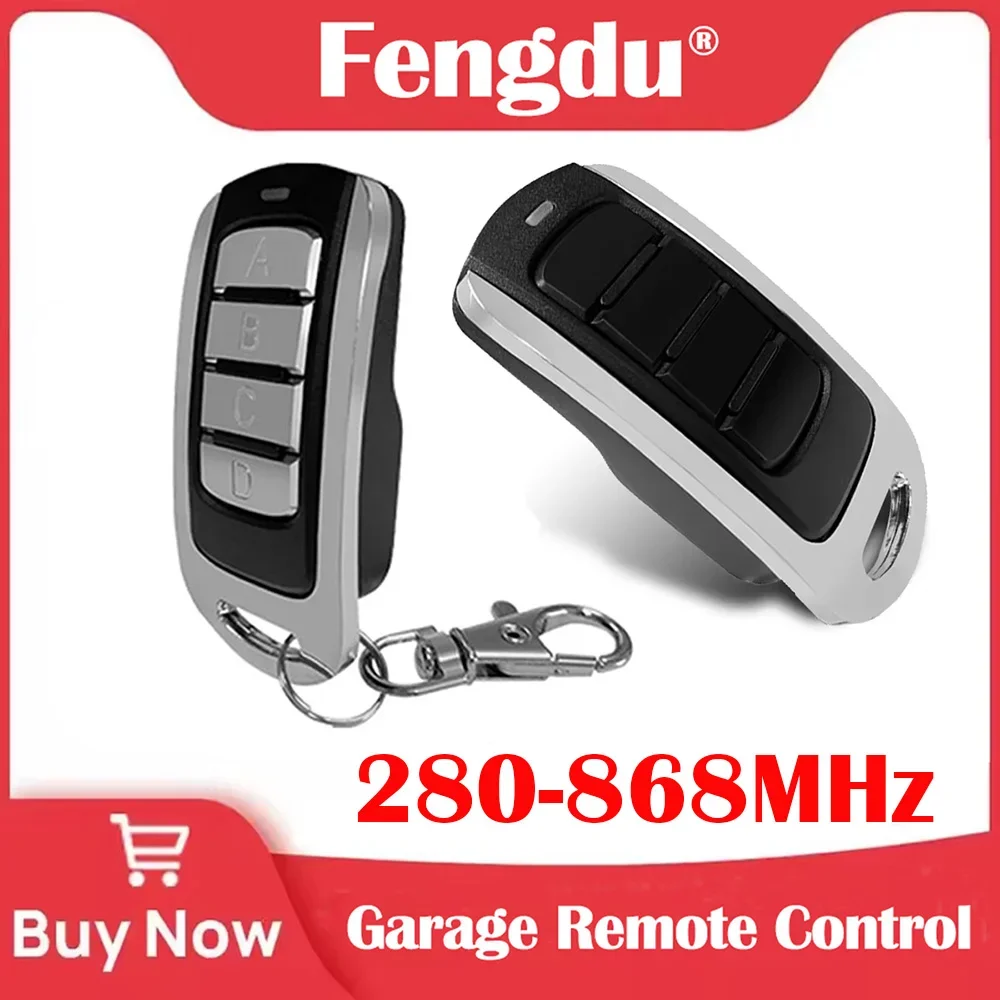 

Garage Door Remote Control Duplicator 286MHz-868MHz Multi-Frequency Rolling Code Garage Door Opener