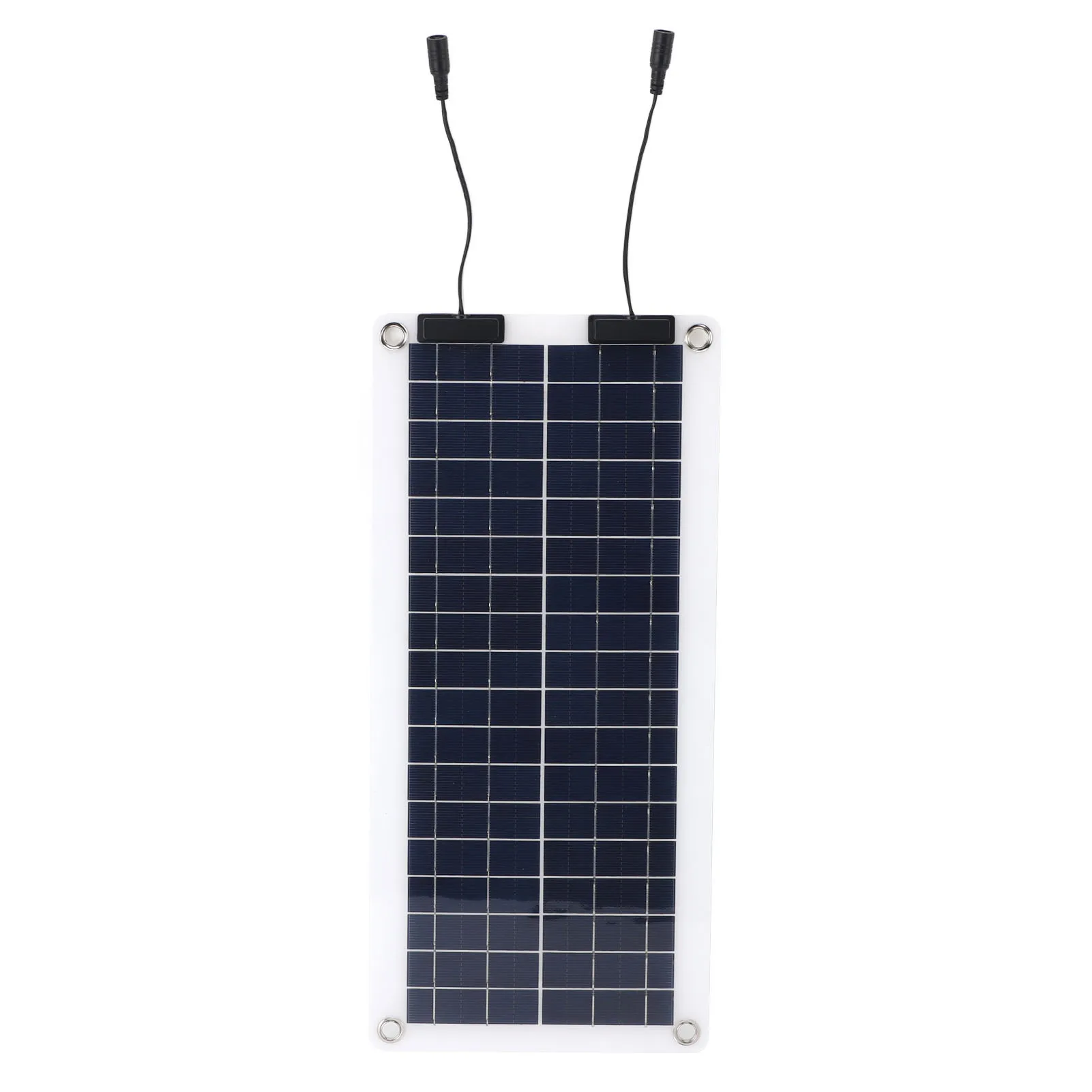 30W Portable Solar Battery Charger Maintainer DC18V with OBD Charger Red & Black Battery Clip for Boat RV - Solar Panel Charging