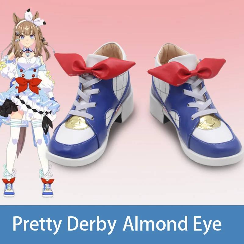 

Game Pretty Derby Almond Eye Cosplay Shoes Boots Aamondo Ai For Hallowmas Party Adult Women Men