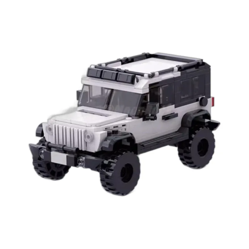 New in Genuine Authorization JEEP Wranglers Rubicon Building Blocks Model Car Bricks Toy For Children Birthday Christmas Gift