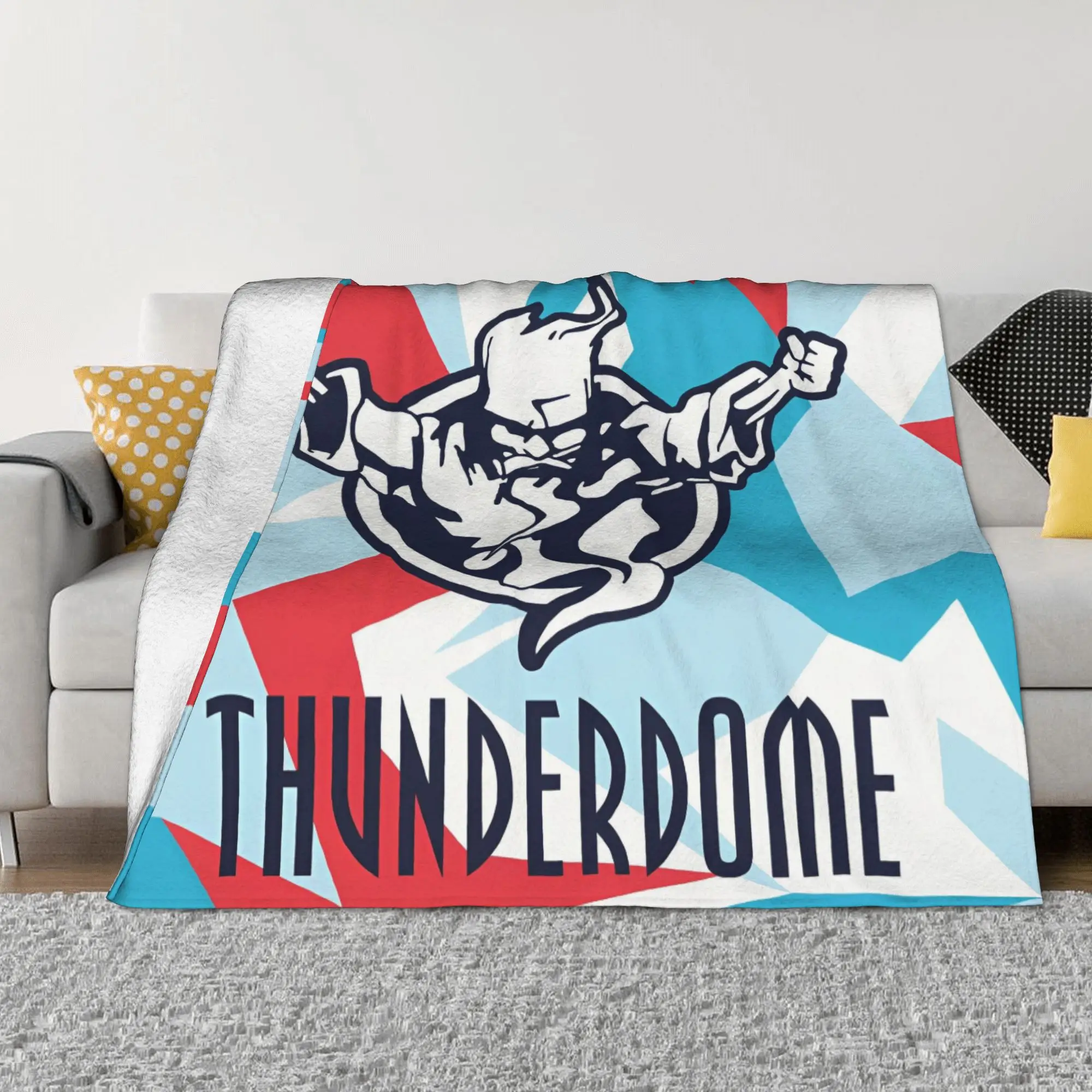 

Забавные дышащие фланелевые одеяла для стульев Thunderdom Hardcore музыкальное одеяло, осень/зима