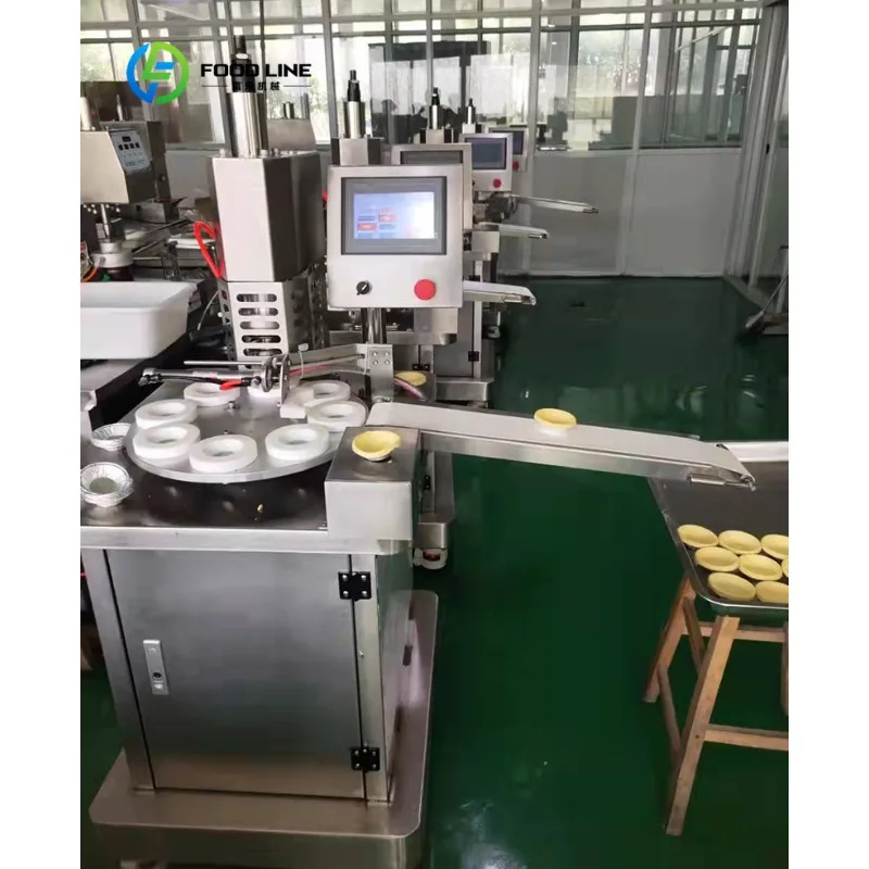 Customized Industrial Egg Tart Crust Maker Heavy Duty Pressing Equipment For Pastry Shop Restaurant Crust Making Use