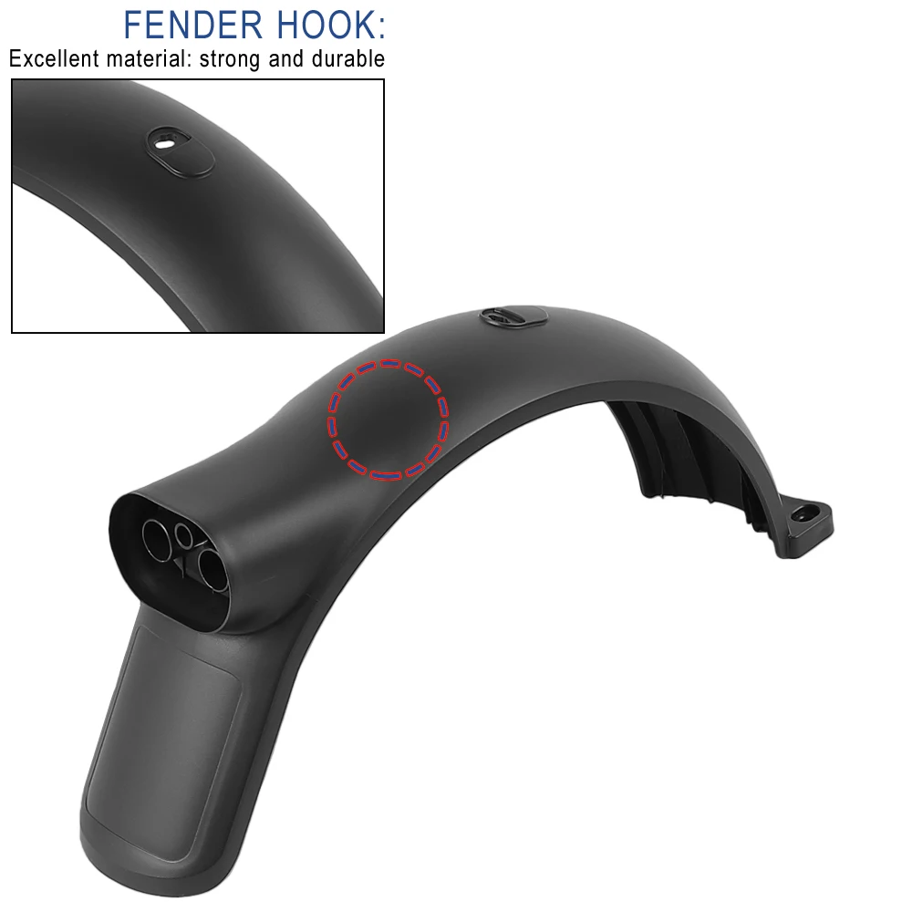 Scooter-Rücklicht, hinterer Kotflügel für Xiaomi Elite Elektroroller, hinterer Schmutzfänger, Rücklichter, Ersatzteile, Zubehör – Detail 14