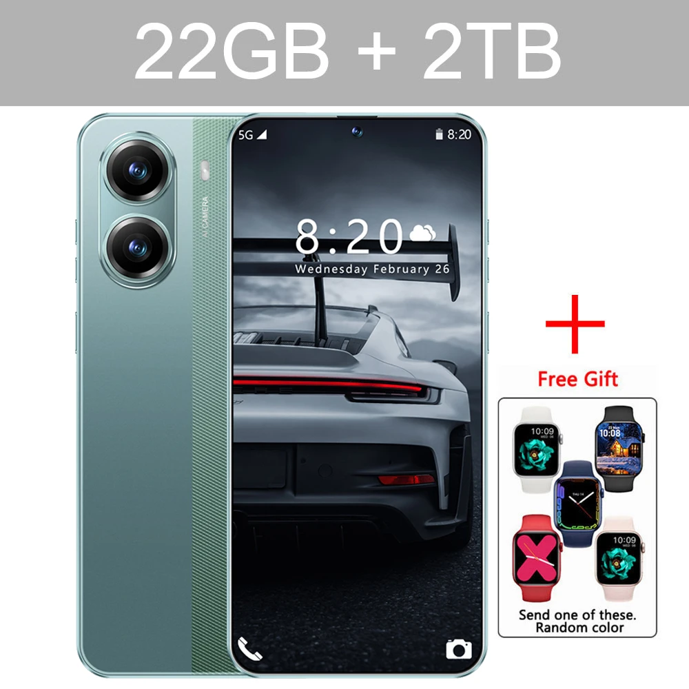 2025 Nieuwe X7 Pro Originele Mobiele Telefoons 7.3inch HD Scherm Smartphone 7800mAh 5G Global Versie Mobiele telefoons Android 14 Mobiele Telefoon