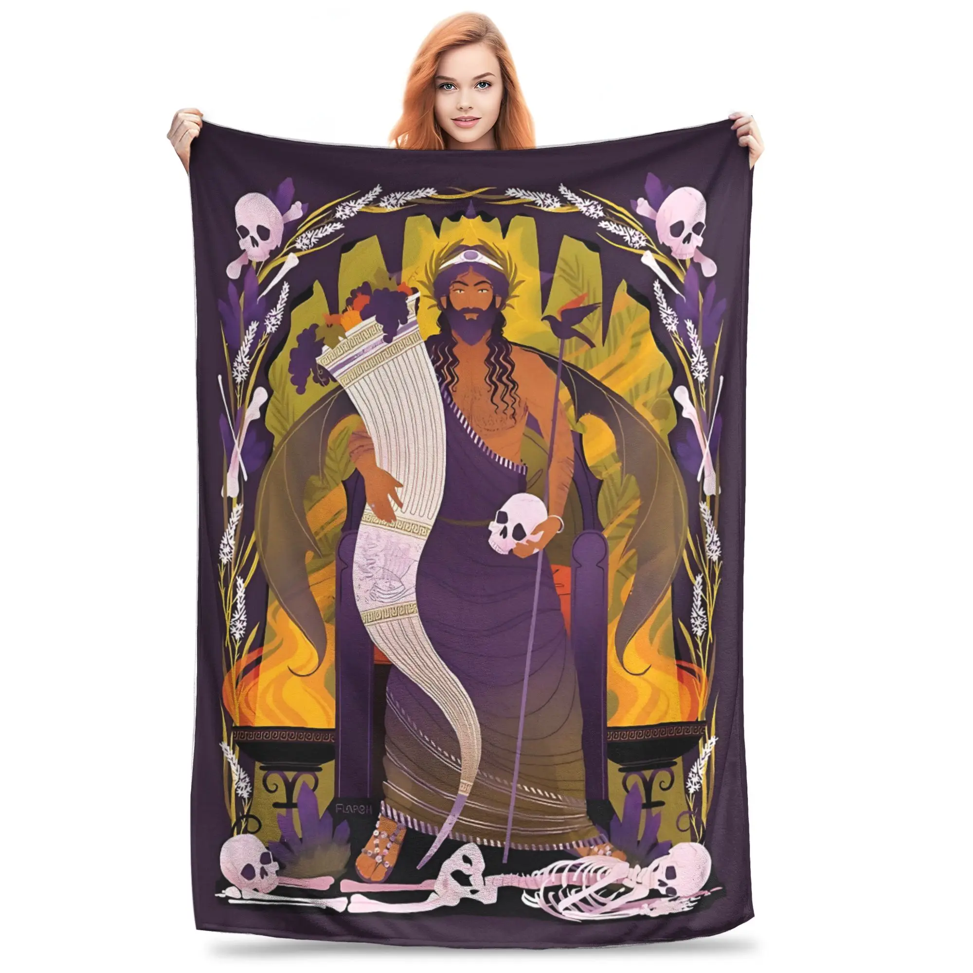 1PC Hades  Blanket Throw Super Cosy Plush Living Room Sofa