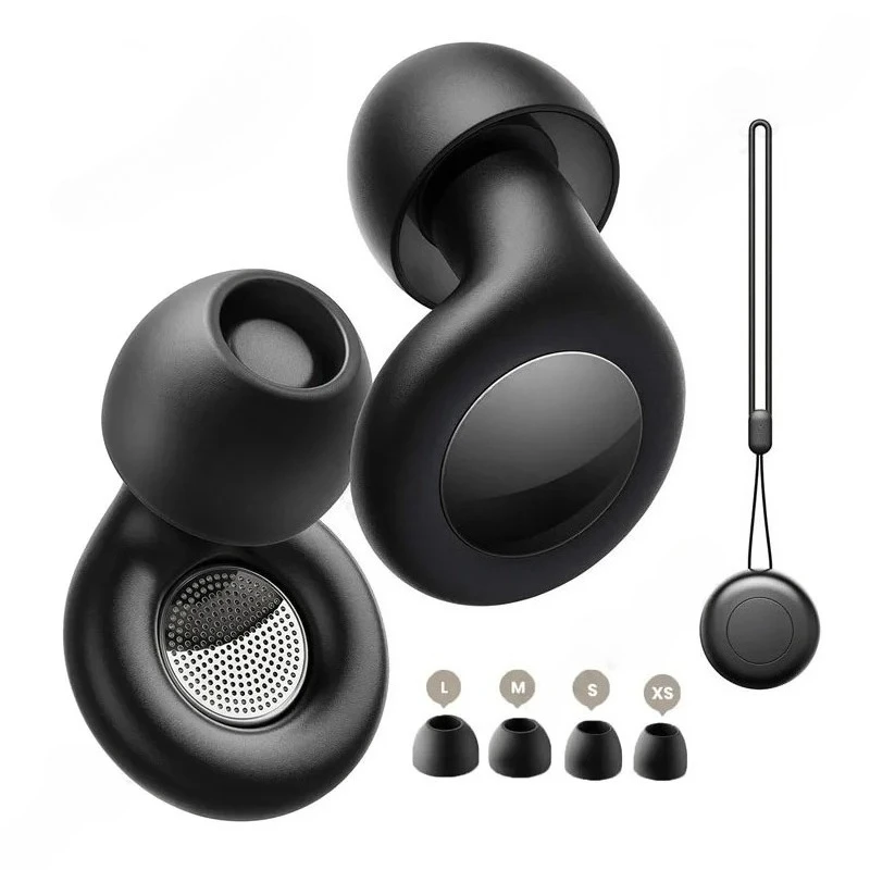 Silicone Ear Plugs for Sleeping 25dB Noise Cancelling Hearing Protection Reusable Earplugs for Sleep Focus Concerts Work Study