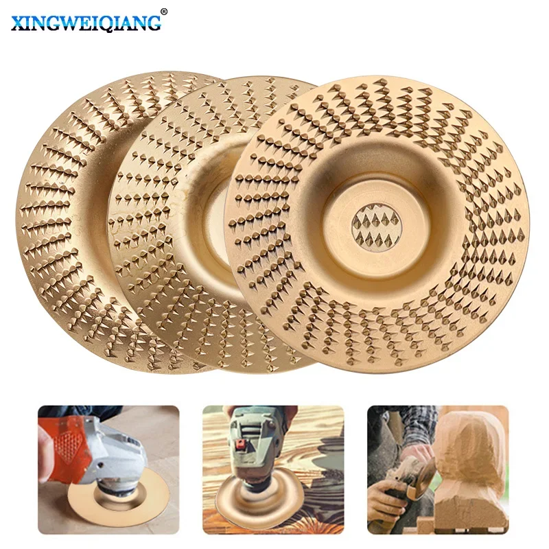 Polishing Wheel Angle Grinder Polishing Disc for Woodworking Grinding and Root Carving Tool