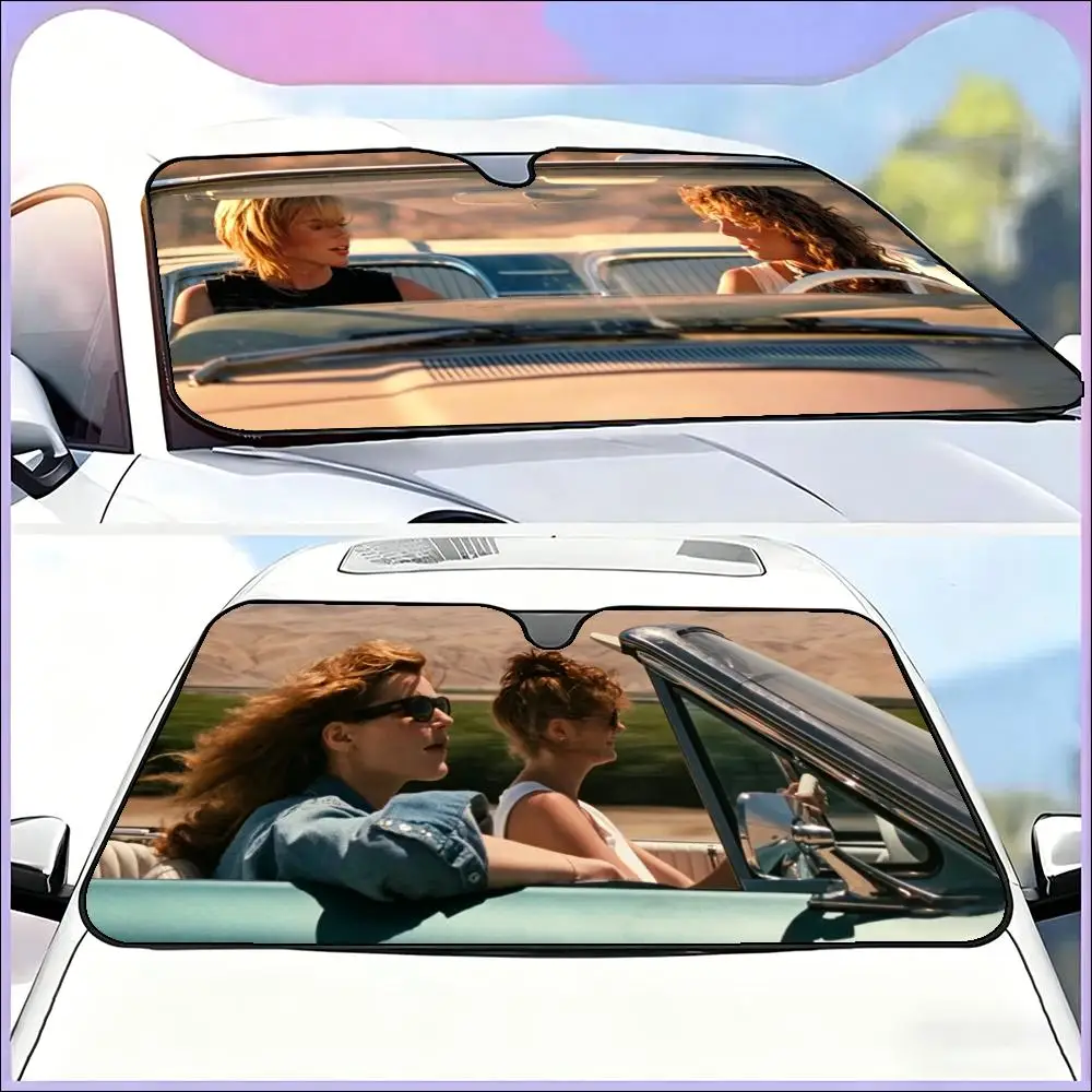 

1M-Thelma & Louise Sun Visor Premium Car Windshield Sunshade, Heat Insulation & UV Protection Sun Visor, Ideal Auto Gift