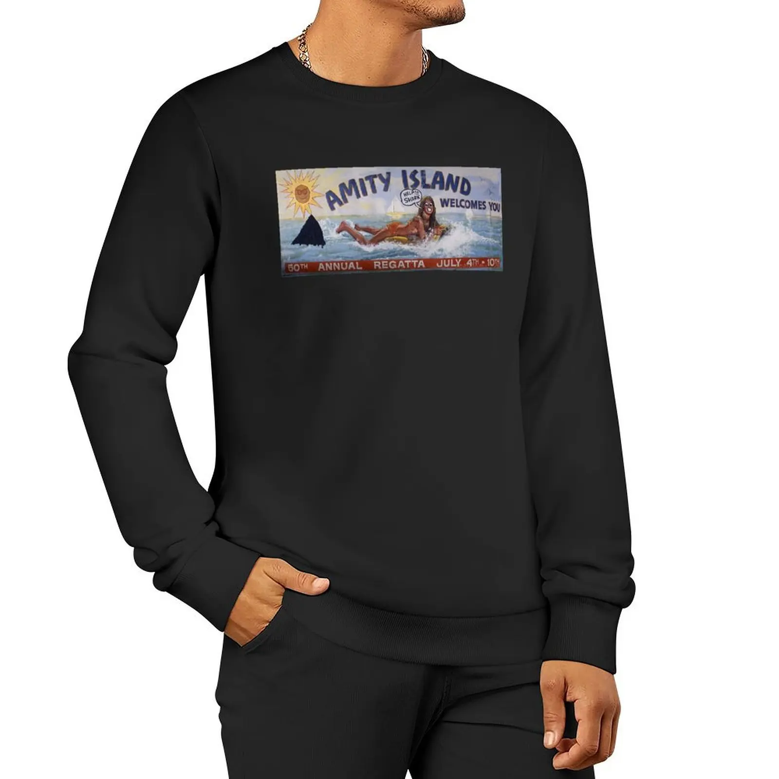 

Welcome To Amity Island Sweatshirt men's coat men's sweatshirt