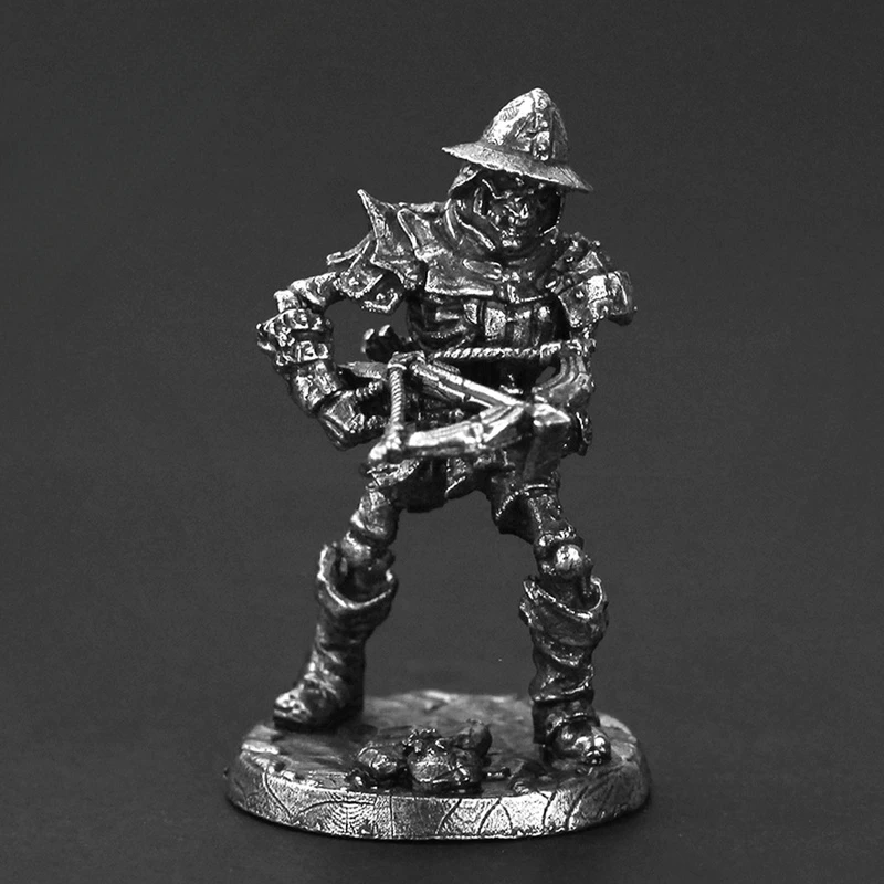 Metal em miniatura ornamento acessórios o crânio exército dos mortos figuras de ação antigo soldado modelo brinquedos peças jogo tabuleiro