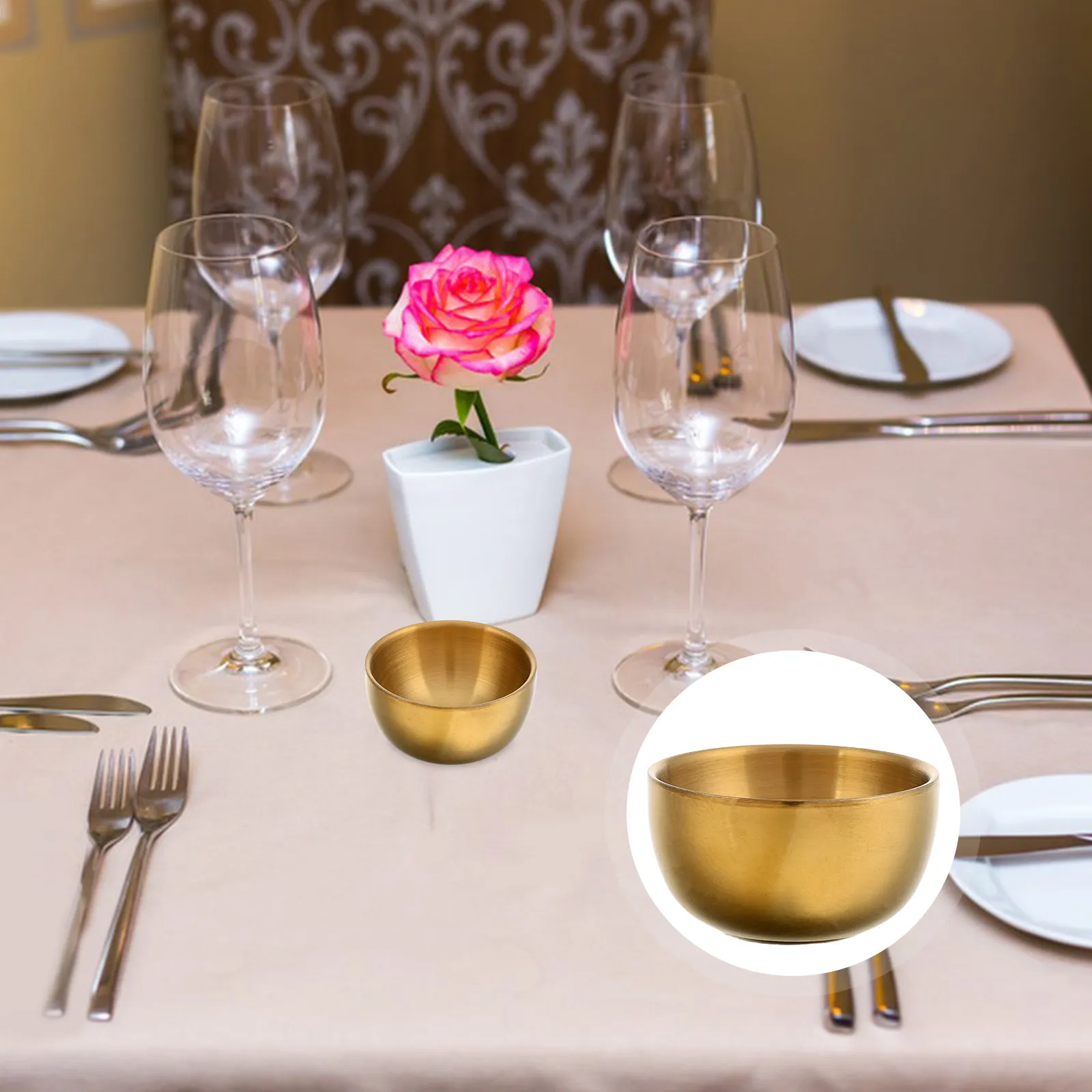 

Stainless Steel Insulated Tumbler 3 Pack Cold Drink Glasses Double Walled Wine Cups for Adults and Kids