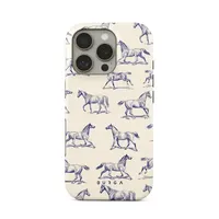 Running Horse Fashion BURGA Phone Case for iPhone 16 15 14 13 12 11 Pro Max XS XR XSMax 6 7 8 Plus Glossy HD Hard PC Cover