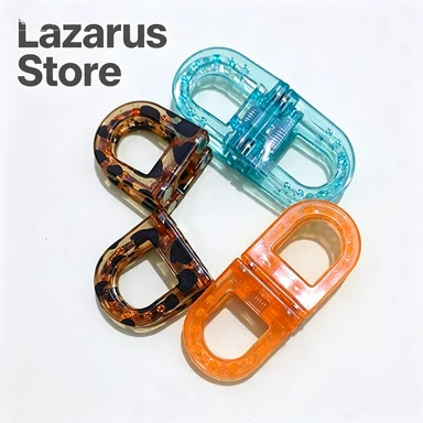 Hot Seller Magnetic Transparent Hair Clips, Colorful Fashion Hair Accessories for Women, Versatile Daily Use Barrette