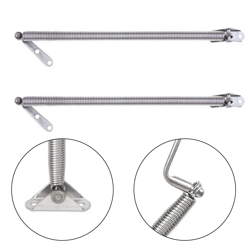 

2 шт., опорный стержень для морской пружины люка из нержавеющей стали, 8-1/4 дюйма, простая установка, опора для открытия люка для кемпера